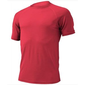 Pánské vlněné triko Lasting Quido 3636 červená S